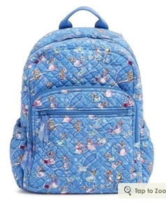 NEW Vera Bradley & Disney CINDERELLA PAISLEY FRIENDS Campus Backpack School Bag - Picture 1 of 7