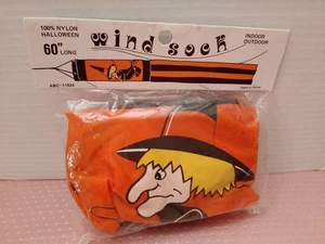NUEVO Calcetín Viento Bruja Halloween Vintage 60" Acción Windsock - Imagen 1 de 2