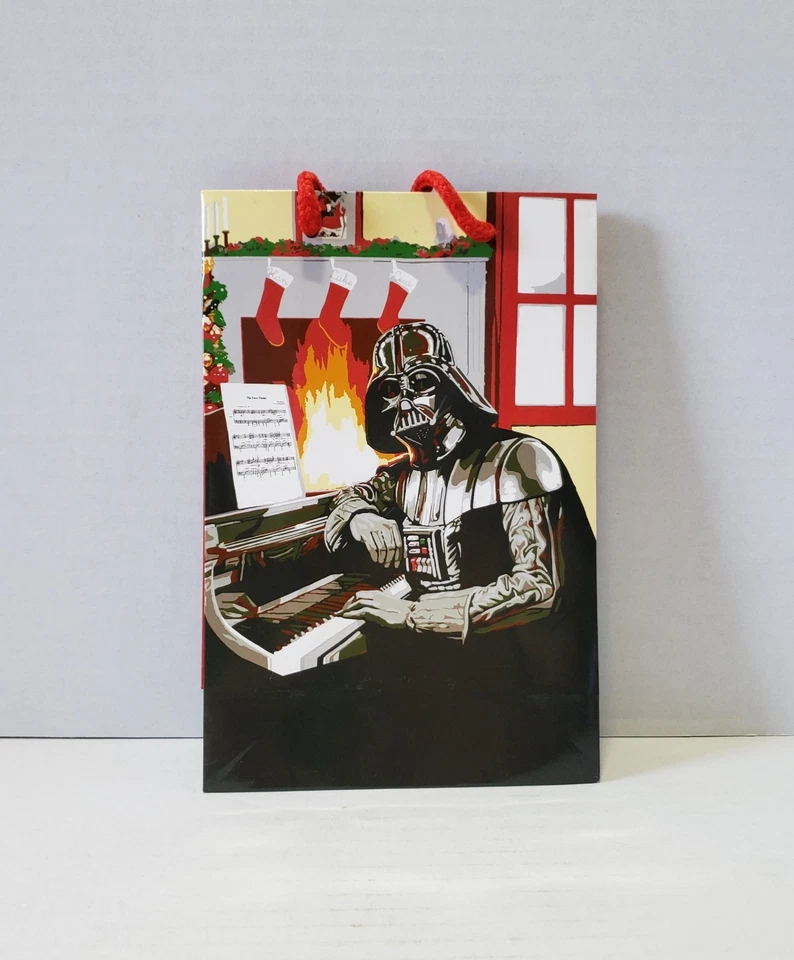 SACO DE PRESENTE DE NATAL STAR WARS Darth Vader feriado  - Imagem 1 de 3
