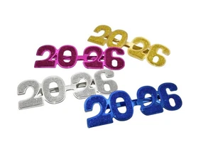 4 PIEZAS 2026 Gafas de Plástico Feliz Año Nuevo Gafas Graduación Clase 2026... - Imagen 1 de 7