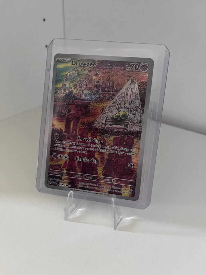 Drowzee Scarlet & Violet Base Set Illustration Rare Holo 210/198 - Image 1 of 1