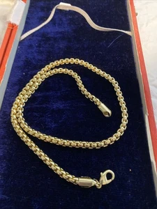 Gold Tone Chain 15” Thick Link Looks Like Designer - Picture 1 of 2