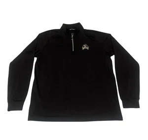 East Carolina University Men's Size XLT Cutter & Buck Black 1/4 Zip Pullover - Picture 1 of 6