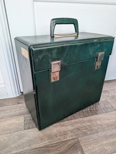 Vintage LP Storage/Carry Case - 1960s/70s - Dark Green - Picture 1 of 23