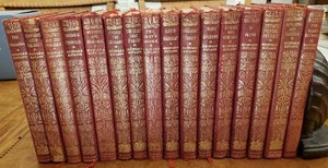 The Pocket Kipling - 16 volumes of Rudyard Kipling's works 1909-10 leather wraps - Bild 1 von 9