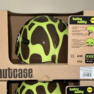 Neu Nutcase Baby Nutty Helm Mips Sicherheit mehrere Sportarten XXS grün giraffisch - Bild 1 von 4