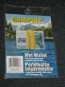 Camping Essentials Wet Wallet NEW Keep Dry Swim Boat Kayak Raft Canoe #MS18 - Picture 1 of 2