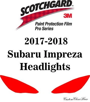 Película de protección de pintura 3M Scotchgard serie Pro para Subaru Impreza 2017 2018 Foto 1 de 3