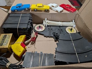 60's Eldon 1/32nd Scale Slot Car Set - Picture 1 of 13