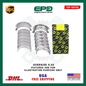 N57 CRANKSHAFT MAIN BEARING SET 0.25 FITS BMW N57D30 325D 330D 3.0 DIESEL ENGINE - Picture 1 of 1