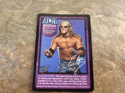 WWE WWF Raw Deal CCG - Edge Starter Card  - Image 1 of 3