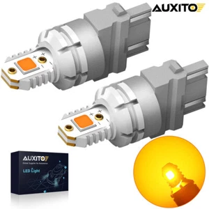 For F150 Ford F250 Super F350 Duty Amber Turn Signal Light 3157 LED Bulb 12w H - Picture 1 of 22