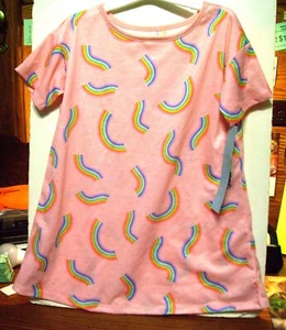 CAT & JACK GIRLS NIGHTGOWN RAINBOW - Picture 1 of 1