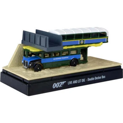 1:64 James Bond Diorama -- Double Decker Bus "Hitting Bridge Scene" -- Motormax - Image 1 of 4