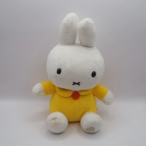 Miffy C2408 Conejo Conejo Sekiguchi 1999 BASURA Peluche 8" Muñeca Amarilla Dick Bruna - Imagen 1 de 8