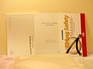*****BRAND NEW HYUNDAI OWNERS MANUAL AND BOOKLETS FOR 2013 VELOSTER ***** - Picture 1 of 7