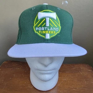 Portland Timbers MLS Adidas Snapback Hat Cap Green White - Picture 1 of 10