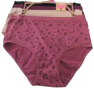 Icy Hot Lingrie Women's 4 Pair Pack Seamless High-Waisted Brief Size 1X - Picture 1 of 2