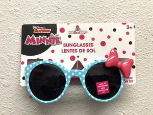 Disney Junior Minnie Mouse Blue & White Polka Dot Children’s Sunglasses - Picture 1 of 4