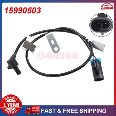Sensor de velocidad de rueda ABS delantero izquierdo negro 15990503 para Chevy GMC Cadillac 1993-05 Foto 1 de 4