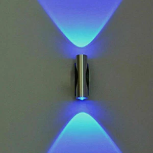 Double-headed LED Wall Lamp Sconce Bar Porch Ceiling Blue Wall Home Light #SH - Picture 1 of 10