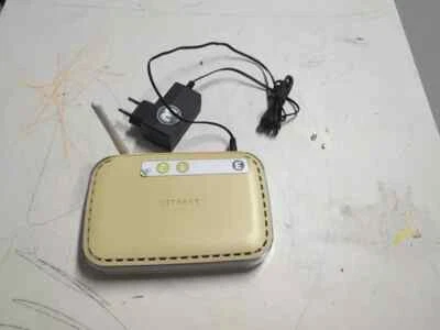 NETGEAR WGR614v9 54 Mbps 4-Port 100 Mbps Funk Router mit Ladeeinheit - Bild 1 von 2