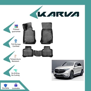 3D Molded Interior Car Floor Mat for Mercedes EQC Electrıc 2019-Up (Black) - Picture 1 of 8