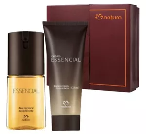 Natura Essencial Deo Corporal para Hombre 100ml + Champú Cabello Corporal Hecho en Brasil - Imagen 1 de 4
