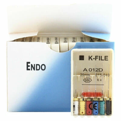 1 Pack Dental Stainless Steel K/H-File 21/25/31mm Endodontic Root Canal Hand Use - Image 1 of 3