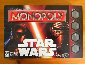 USA Monopoly Star Wars Disney Board Game Edition Hasbro Parker Brothers - Picture 1 of 11