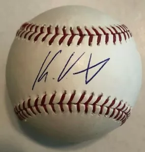 KENNYS VARGAS SIGNED RAWLINGS MLB BASEBALL MINNESOTA TWINS COA - Picture 1 of 1