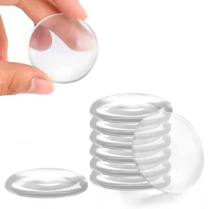 Door Stoppers Wall Protector Clear Reusable Door Bumpers With Self Adhesive Door - Picture 1 of 7