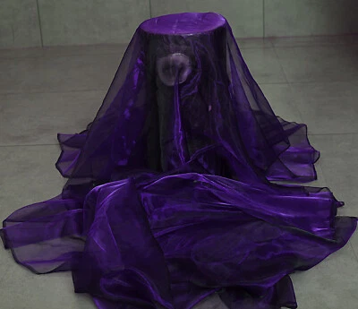 5/10/20/30/40/50 YD Sheer Organza Fabric Swag Craft Wedding Backdrop - FREE SHIP - Image 1 of 3