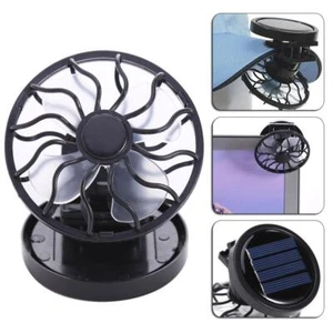 Ventilateur de refroidissement solaire à clipser mini panneau solaire cellule plage extérieur - Photo 1/5