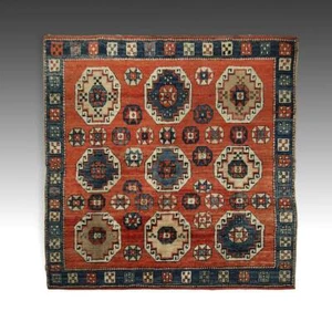 YATAK FLOR TEPPICH WOLLE GEOMETRISCHE MOTIVE TÜRKEI ORIENTALISCH STAMM TEXTILIEN 20. JH. - Bild 1 von 9