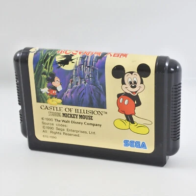 Mega Drive MICKEY MOUSE CASTLE OF ILLUSION Cartridge Only Sega 2130 mdc - Image 1 of 4