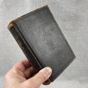 1800's Bibeln Eller Den Heliga Skrift Swedish Bible - Owned By August J Beausang - Picture 1 of 15