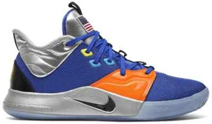 Nike NASA X PG 3 "Apollo 14" Racer Azul Metálico Plateado CI2666-400 Para hombres Talla 8 - Imagen 1 de 5