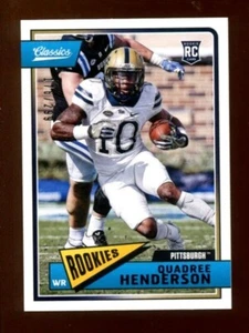 2018 Panini Classics Red Back #234  Rookies - Quadree Henderson #/299 🏈 RC - Picture 1 of 1