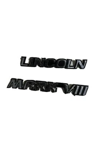 late 90's lincoln mark VIII 8 “ Silver”emblems - Bild 1 von 3