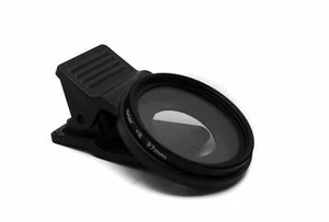 Star Filter 8 Point 37 mm Star Light Lens with Clip for Smartphones in Black - Picture 1 of 4