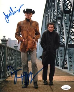 Jon Voight & Dustin Hoffman Signed Autograph 8x10 Photo Midnight Cowboy JSA COA - Picture 1 of 4