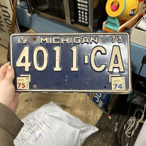 1973 Michigan License Plate 4011-CA - Picture 1 of 20