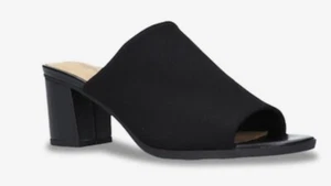 Easy Street Carmella Women's High Heel Mules Size 7W - Picture 1 of 9