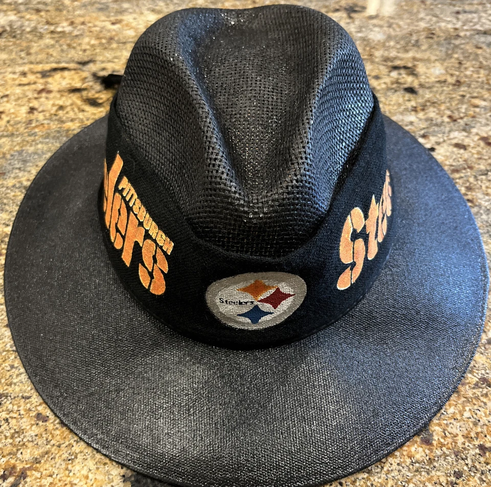 Royal Road Trading Co Mexico Original Panama Hat Size L Leather Band Steelers - Image 1 of 4