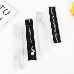 200x Ciondolo Collana Marmo Bianco Espositore Orologi Penne Spedizione Vendita Scatole - Foto 1 di 8