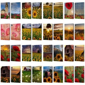 CELEBRATE LIFE GALLERY FLORALS LEATHER BOOK WALLET CASE COVER FOR APPLE iPAD - Picture 1 of 22