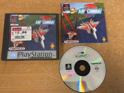 Air Combat Video Game PS1 PlayStation 1 Namco Flight Simulator Shooter - Image 1 of 4