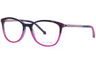 Coco Song York Blues Cv243-4 Eyeglasses Frame Women's Pink/Blue Full Rim 53Mm