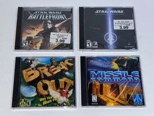 PC Game Lot Star Wars Battlefront Jedi Outcast Atari Breakout (3 of 4 sealed) - Picture 1 of 13